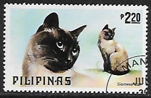 Philippines # 1428 - Siamese Cats - used . . .  {GR39}