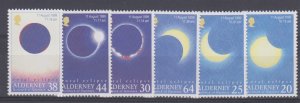 Alderney 1999 - Eclipse NHM set 6 superb Unmounted mint NHM