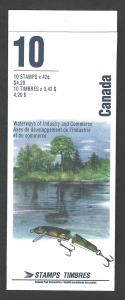 Canada MNH Booklet uni bk145b  open cover   1412b