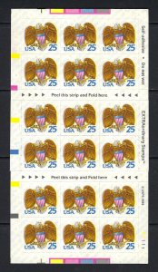 U.S. #2431 MINT, NH EAGLE BOOKLET PANE - PRICED AT FACE VALUE !