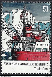 AUSTRALIAN ANTARCTIC TERRITORY (AAT) 2003 QEII $1 Multicoloured 'Thala Dan SG...