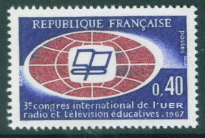 France Scott 1171 MH* 1967 Broadcasting stamp