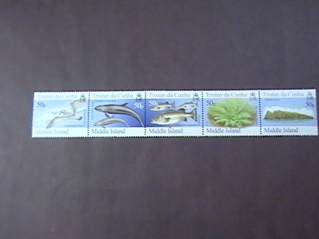 TRISTAN da CUNHA # 769-MINT/NEVER HINGED----STRIP OF 5----2006