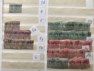 Nigeria: 2 Pages with Colonial Stamps