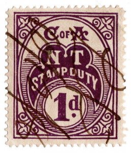 (I.B) Australia - Northern Territory Revenue : Stamp Duty 1d (1917)