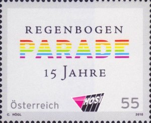 Austria 2010 MNH Stamps Scott 2269 Gay Pride Parade LGTB Rights