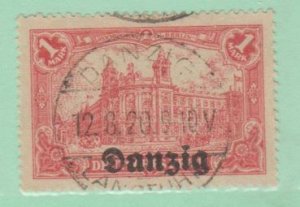 Danzig - Germany Scott #8 Stamp - Used Single