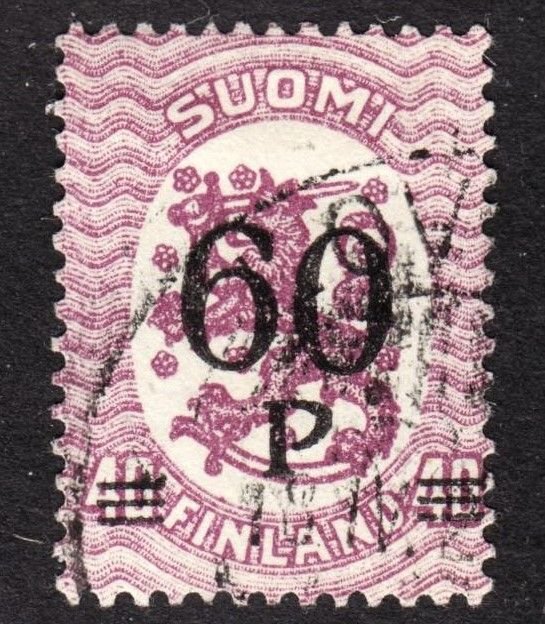 Finland Scott 124 VF used.  FREE...