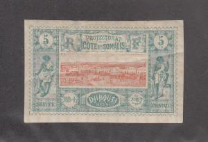 Djibouti Scott #9 MH Note