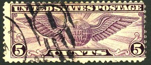 U.S. #C16 USED THIN CREASE