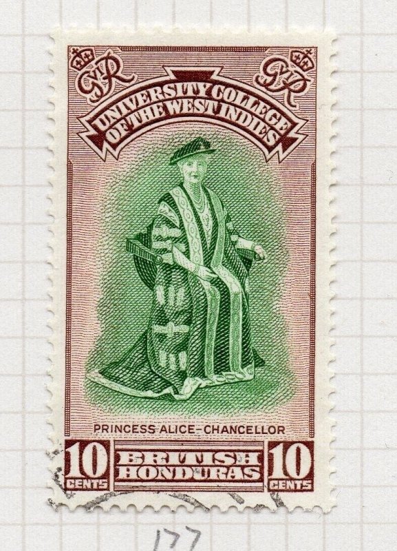 British Honduras 1953 Early Issue Fine Used 10c. NW-207832