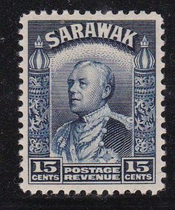 Album Treasures Sarawak Scott # 124 15c Mr. Charles V Brooke Mint Nh-