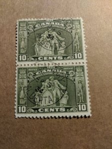 Canada Used Empire Loyalist Pair SON Calgary Sept 5 1934