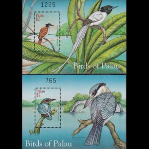 PALAU 2001 - Scott# 641-2 S/S Birds NH