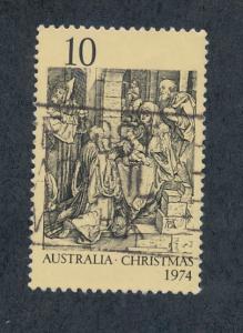 Australia 1974 Scott 600 used - 10c, Christmas by Durer