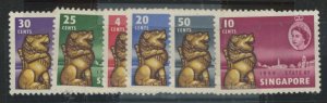 Singapore #43-48 Mint (NH) Single (Complete Set)