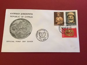 Cyprus First Day Cover Artifacts  1976 Stamp Cover R43013