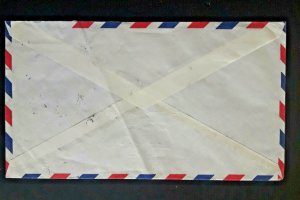 1962 Congo Republic To Reykjavik Iceland Multi Franking Airmail Cover