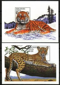 Maldives Stamp 2187-2188  - Endangered animals of the world