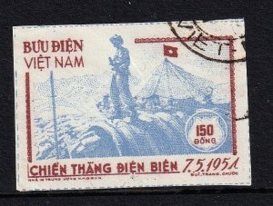 Democratic Republic of Vietnam 1954 - Victory at Dien 150d - Used Imperf # 19