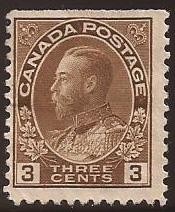 Canada - Scott# (050 - used booklet single) 108as (1918) ...