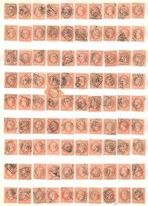 France Used Collection CV$5000.00 1862-1870 Napoleon III >700 Issues