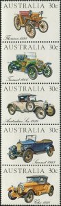 Australia 1984 SG905a Vintage Cars strip MNH