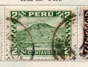 Peru 1932-35 Early Issue Fine Used 2c. NW-93834