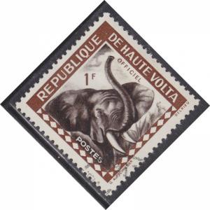 Burkina Faso O1 Elephant 1963