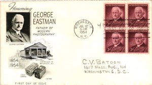 #1062 George Eastman – Fleetwood Cachet EV22