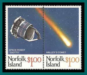 Norfolk Island 1986 Hally's Comet, MNH  381,SG383a