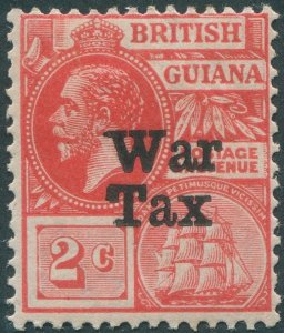 British Guiana 1918 2c scarlet War Tax SG271 unused