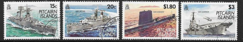 PITCAIRN ISLANDS SG426/9 1993 ROYAL NAVY FINE USED