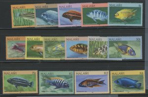 Malawi #427-441 Mint (NH) Single (Complete Set)