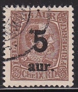 Iceland 130 VF nice cancel scott cv $ 34 ! see pic !