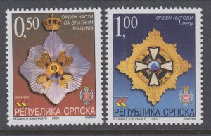 Bosnia and Herzegovina Serb Admin 206-207 MNH VF