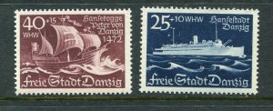 Danzig/Gdansk #B31-32 Ships Mint **Never Hinged**