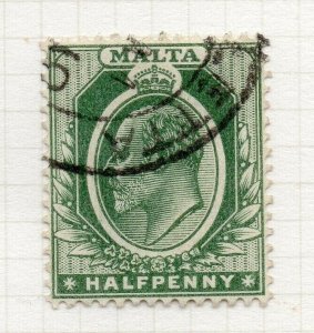Malta 1904-14 Early Issue Fine Used SHADE OF 1/2d. 325503