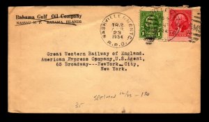 1934 Nashville & Montg RPO Cover - N621