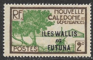 Wallis and Futuna Islands Scott 44 MH, 2c issue of 1930