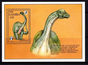 Gambia 1992 Dinosaurs Mint MNH Miniature Sheet SC 1292