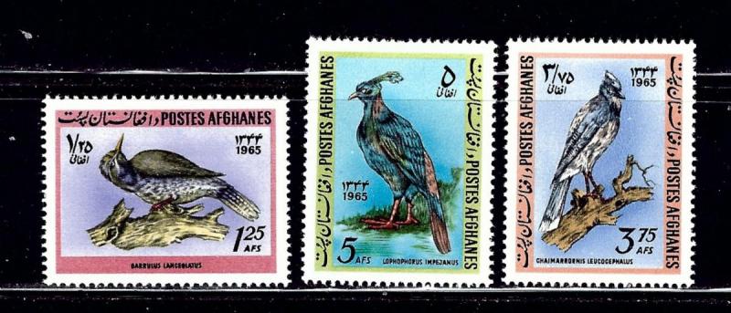 Afghanistan 707-09 MLH 1965 Birds