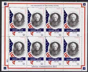 Staffa 1982 Presidents of the United States #12 Zachary T...