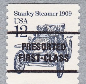 Single 12c Stanley Steamer B Press US #2132b MNH F-VF