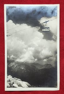 WW2 WWII German Deutsches Third Reich Mountains postcard w Adolf Hitler stamp