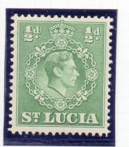 St Lucia 1938 Early Issue Fine Mint Hinged 1/2d. 168857