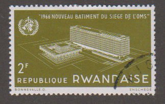 Rwanda 161 Opening of WHO Headquarters, Geneva 1966