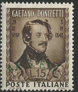 Italy-Trieste  # 34  A.M.G.-F.T.T. Donnizetti    (1)   VF Unused