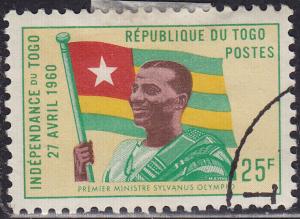Togo 381  PM Sylvanus Olympio 1960