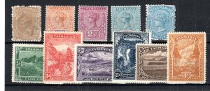 Australia - Tasmania 1891-1900 Editions Between Sg 174 and 234 Mlh / MH-